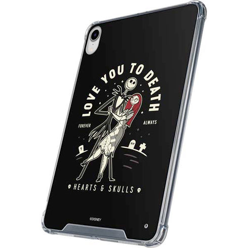 Disney The Nightmare Before Christmas Love You To Death iPad 11th Gen (2025) Clear Case