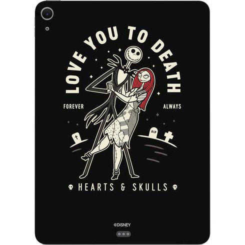 Disney The Nightmare Before Christmas Love You To Death Apple iPad Air Skin