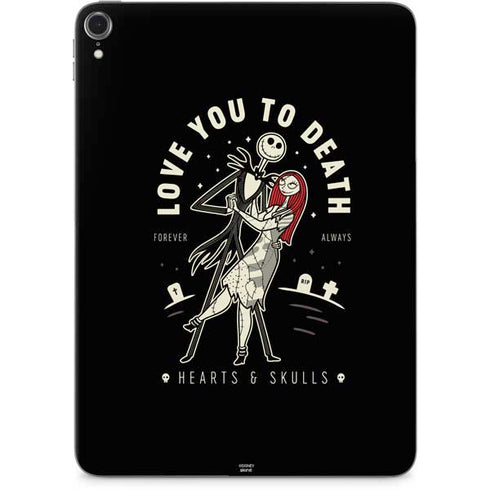 Disney The Nightmare Before Christmas Love You To Death Apple iPad Pro Skin