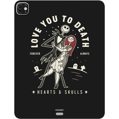 Disney The Nightmare Before Christmas Love You To Death iPad Pro 13in M4 (2024) Skin