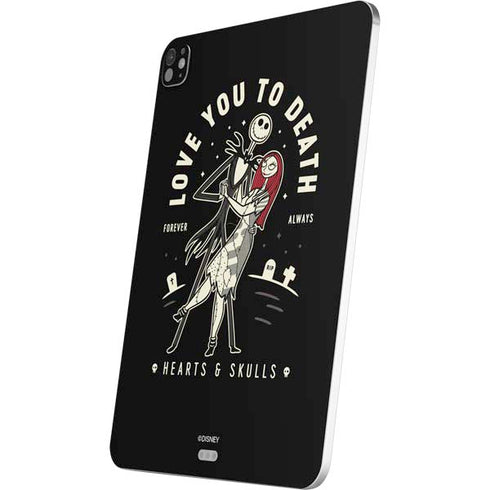 Disney The Nightmare Before Christmas Love You To Death iPad Pro 13in M4 (2024) Skin