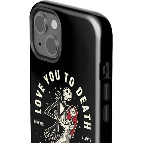 Disney The Nightmare Before Christmas Love You To Death iPhone 15 Impact Case