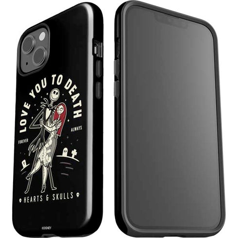 Disney The Nightmare Before Christmas Love You To Death iPhone 15 Impact Case