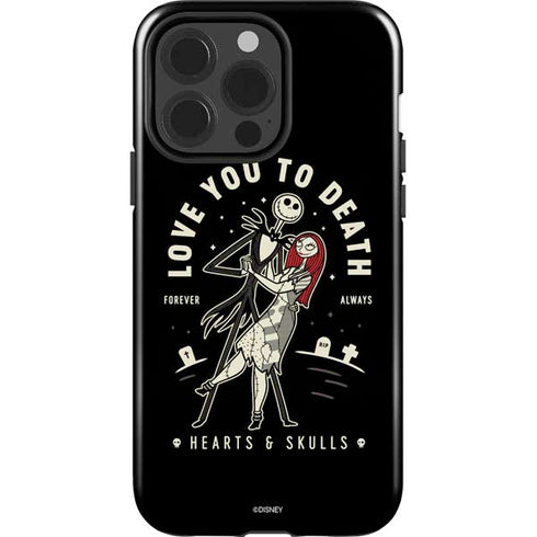 Disney The Nightmare Before Christmas Love You To Death iPhone 15 Pro Impact Case