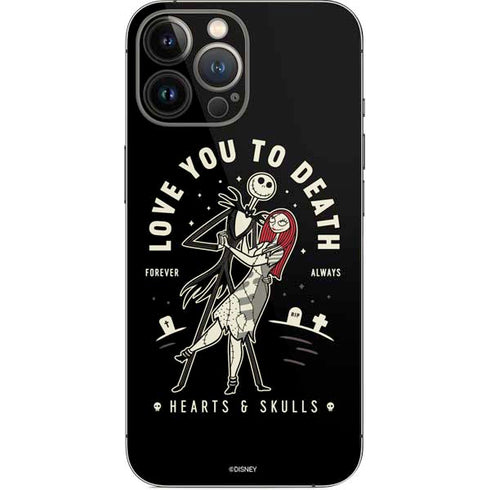 Disney The Nightmare Before Christmas Love You To Death iPhone 15 Pro Max Skin