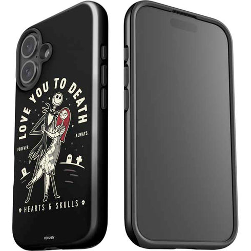 Disney The Nightmare Before Christmas Love You To Death iPhone 16 Impact Case
