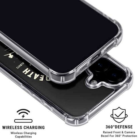 Disney The Nightmare Before Christmas Love You To Death iPhone 16 Plus Clear Case