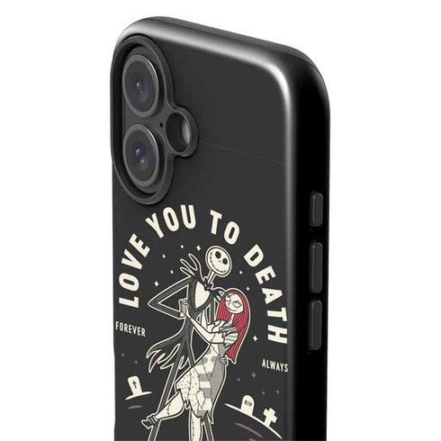 Disney The Nightmare Before Christmas Love You To Death iPhone 16 Plus Impact Case