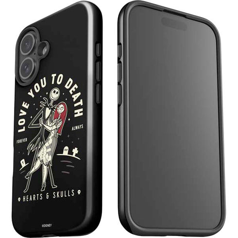 Disney The Nightmare Before Christmas Love You To Death iPhone 16 Plus Impact Case