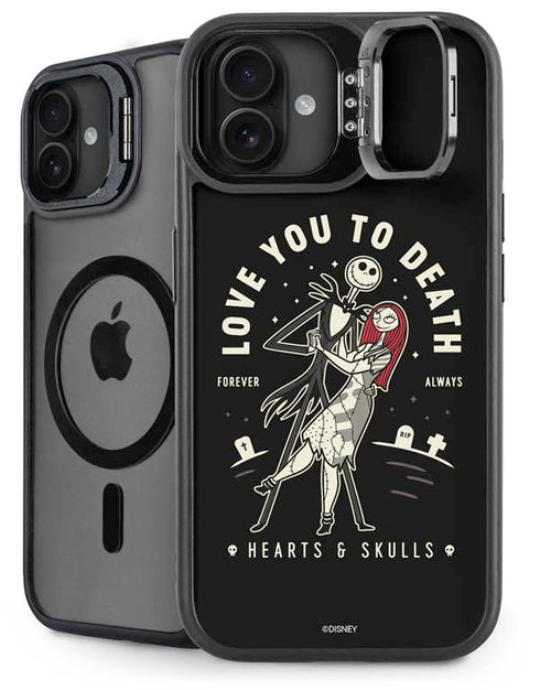Disney The Nightmare Before Christmas Love You To Death iPhone 16 Plus Kickstand Case