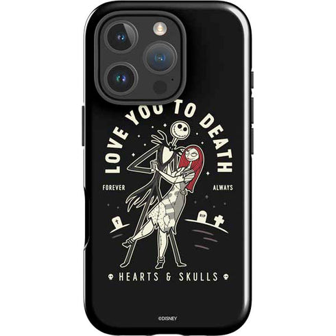Disney The Nightmare Before Christmas Love You To Death iPhone 16 Pro Impact Case