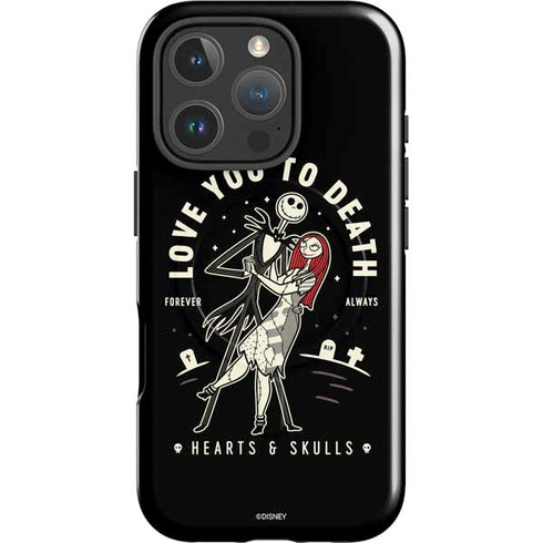 Disney The Nightmare Before Christmas Love You To Death iPhone 16 Pro Magsafe Impact Case