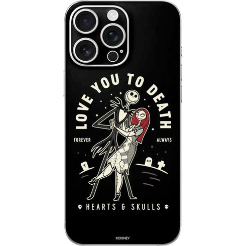 Disney The Nightmare Before Christmas Love You To Death iPhone 16 Pro Max Skin