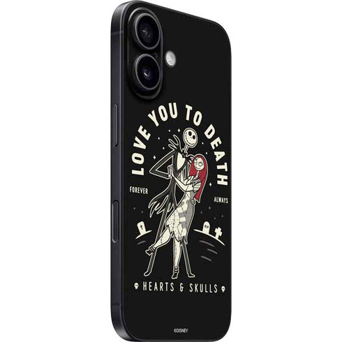 Disney The Nightmare Before Christmas Love You To Death iPhone 16 Skin