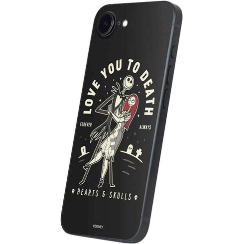 Disney The Nightmare Before Christmas Love You To Death iPhone 16e Skin