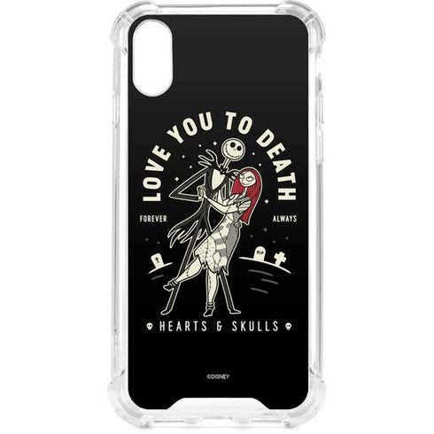 Disney The Nightmare Before Christmas Love You To Death iPhone XS Clear Case