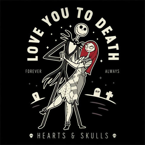 Disney The Nightmare Before Christmas Love You To Death MacBook Skins