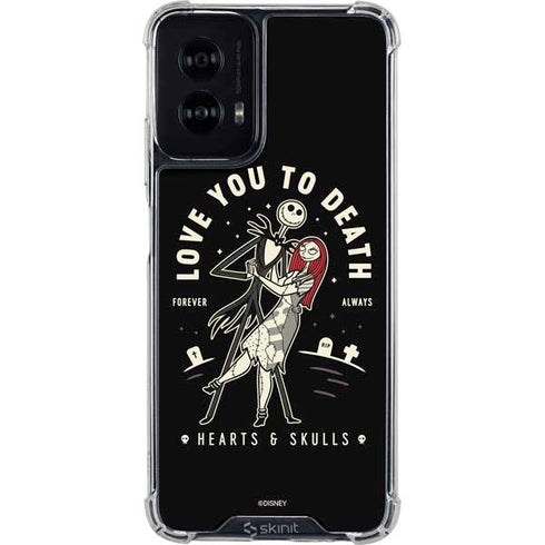 Disney The Nightmare Before Christmas Love You To Death Moto G Power 5G (2024) Clear Case