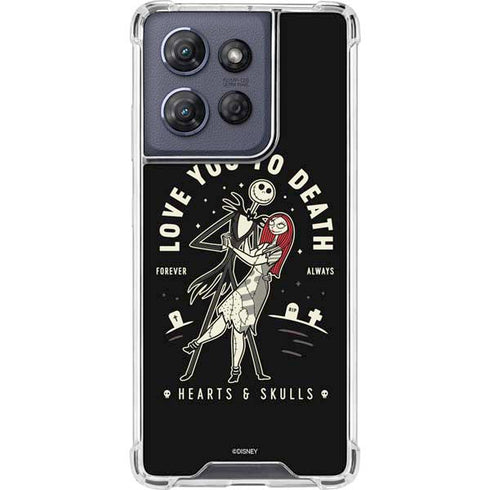 Disney The Nightmare Before Christmas Love You To Death Moto G Power 5G (2025) Clear Case