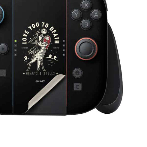 Disney The Nightmare Before Christmas Love You To Death Nintendo Switch 2 (2025) Joy-Con Controller Skin