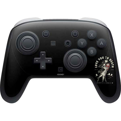 Disney The Nightmare Before Christmas Love You To Death Nintendo Switch 2 (2025) Pro Controller Skin