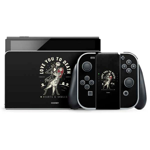 Disney The Nightmare Before Christmas Love You To Death Nintendo Skins
