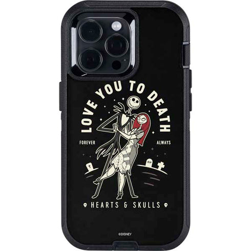 Disney The Nightmare Before Christmas Love You To Death Otterbox Defender iPhone Skin