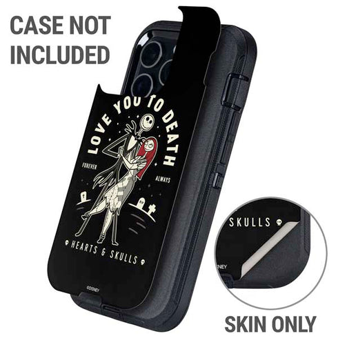 Disney The Nightmare Before Christmas Love You To Death Otterbox Defender iPhone Skin