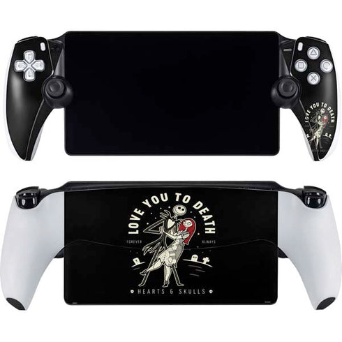 Disney The Nightmare Before Christmas Love You To Death PlayStation Portal Remote Player Skin