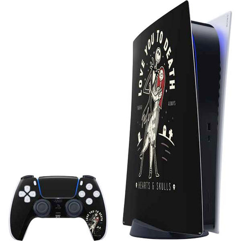 Disney The Nightmare Before Christmas Love You To Death PlayStation PS5 Skins