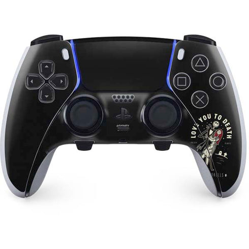 Disney The Nightmare Before Christmas Love You To Death PS5 DualSense Edge Pro Controller Skin