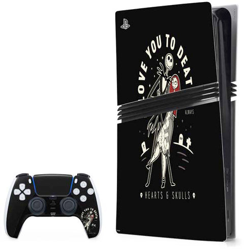 Disney The Nightmare Before Christmas Love You To Death PS5 Pro Bundle Skin