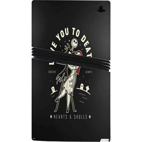Disney The Nightmare Before Christmas Love You To Death PS5 Pro Bundle Skin