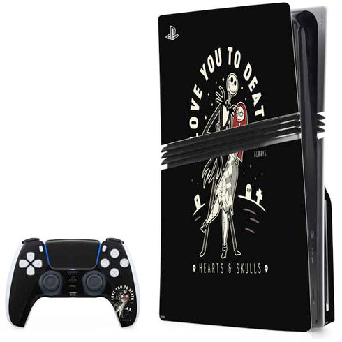 Disney The Nightmare Before Christmas Love You To Death PlayStation PS5 Skins