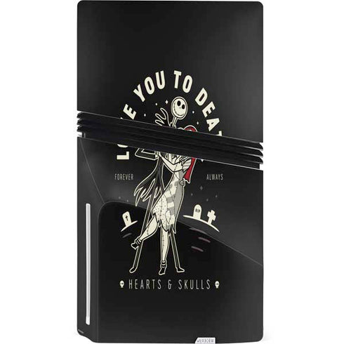 Disney The Nightmare Before Christmas Love You To Death PS5 Pro Disk Bundle Skin