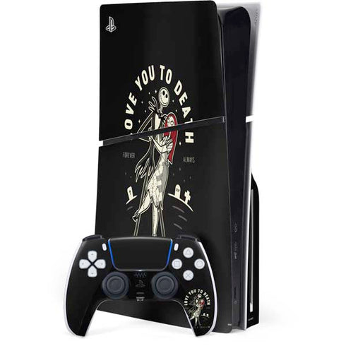 Disney The Nightmare Before Christmas Love You To Death PlayStation PS5 Skins