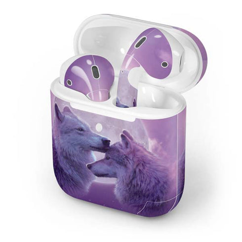 Loving Wolves by Vincent Hie Apple AirPods 2 Skin