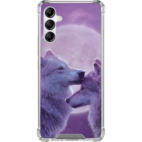 Loving Wolves by Vincent Hie Gabb Phone 4 Clear Case