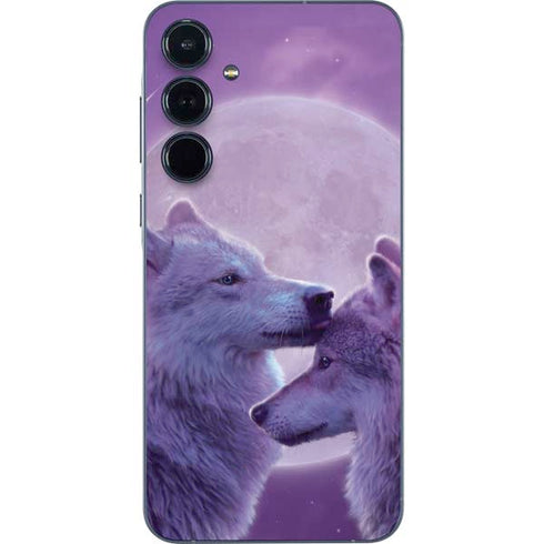 Loving Wolves by Vincent Hie Galaxy A55 5G Skin