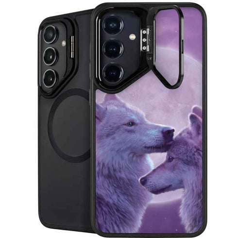 Loving Wolves by Vincent Hie Galaxy S25 Plus Kickstand Case
