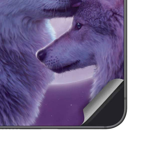 Loving Wolves by Vincent Hie Galaxy S24 Skin