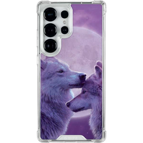 Loving Wolves by Vincent Hie Galaxy S25 Ultra Clear Case