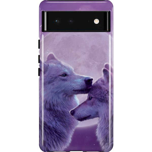 Loving Wolves by Vincent Hie Pixel Cases