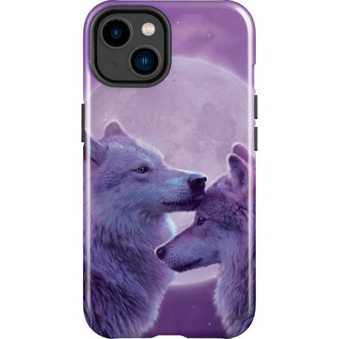 Loving Wolves by Vincent Hie iPhone 15 Impact Case