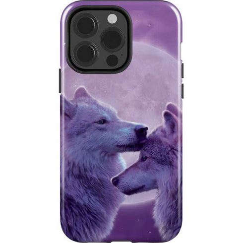 Loving Wolves by Vincent Hie iPhone 15 Pro Impact Case