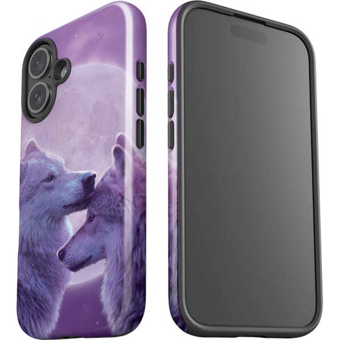 Loving Wolves by Vincent Hie iPhone 16 Impact Case