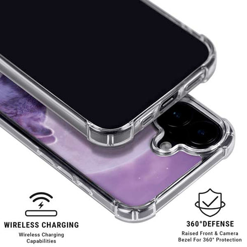 Loving Wolves by Vincent Hie iPhone 16 Plus Clear Case