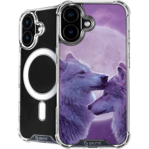 Loving Wolves by Vincent Hie iPhone 16 Plus MagSafe Case