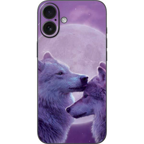 Loving Wolves by Vincent Hie iPhone 16 Plus Skin