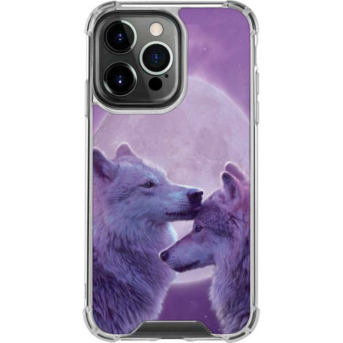 Loving Wolves by Vincent Hie iPhone 16 Pro Clear Case